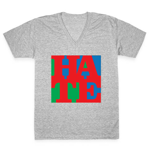 HATE V-Neck Tee Shirt