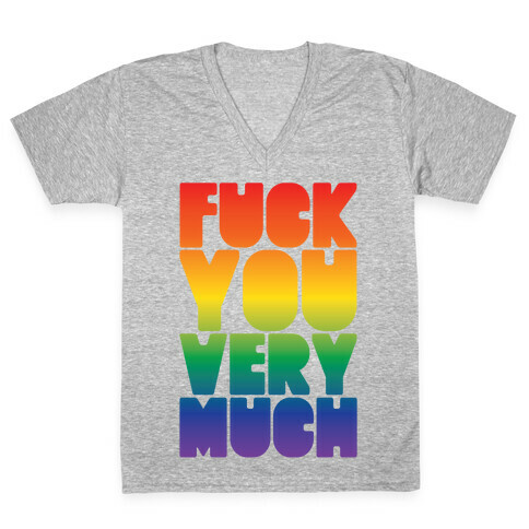 F*** You Very Much V-Neck Tee Shirt