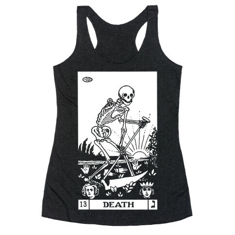 Death Tarot Racerback Tank Top