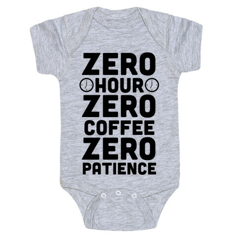 Zero Hour Baby One-Piece