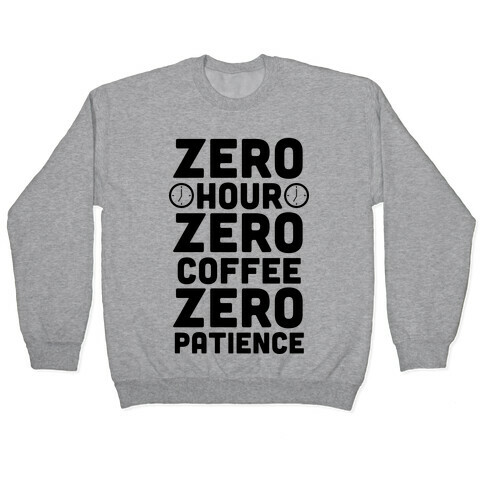 Zero Hour Pullover