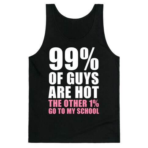 99% of Boys Are Hot Tank Top
