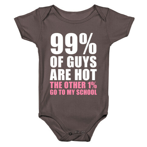 99% of Boys Are Hot Baby One-Piece