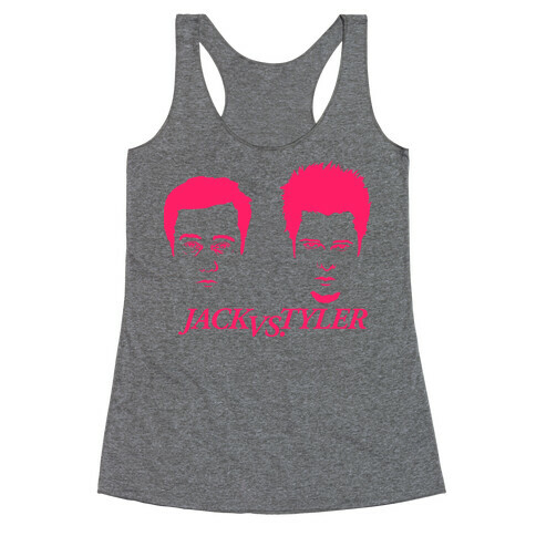 Jack Vs Tyler Racerback Tank Top