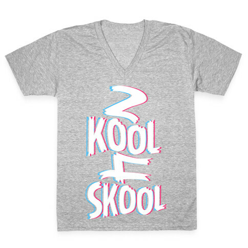 2 Kool 4 Skool V-Neck Tee Shirt