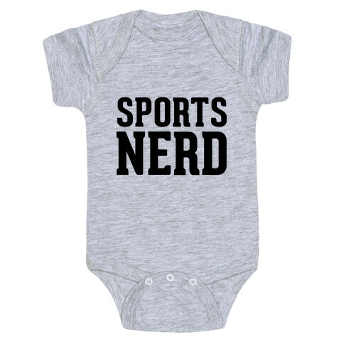 Sports Nerd Baby One-Piece