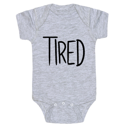 Tired Baby One-Piece