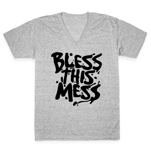 Bless This Mess V-Neck Tee Shirt