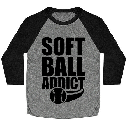 Softball Addict Baseball Tee