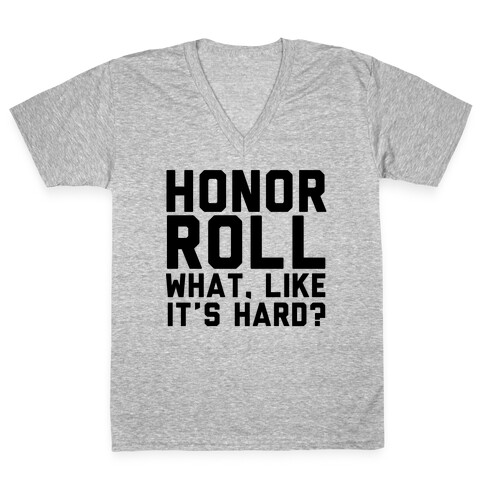 Honor Roll V-Neck Tee Shirt