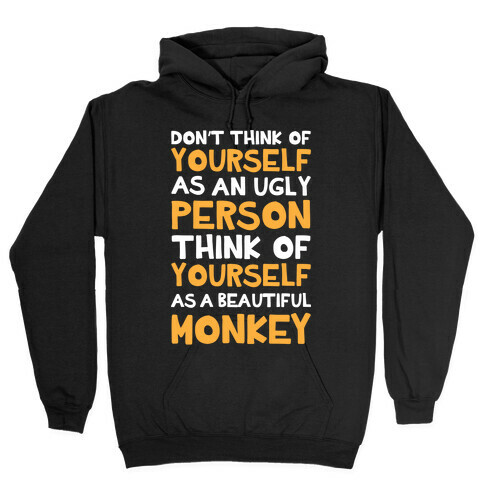 Beautiful Monkey Hooded Sweatshirt