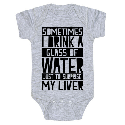 Surprise My Liver Baby One-Piece