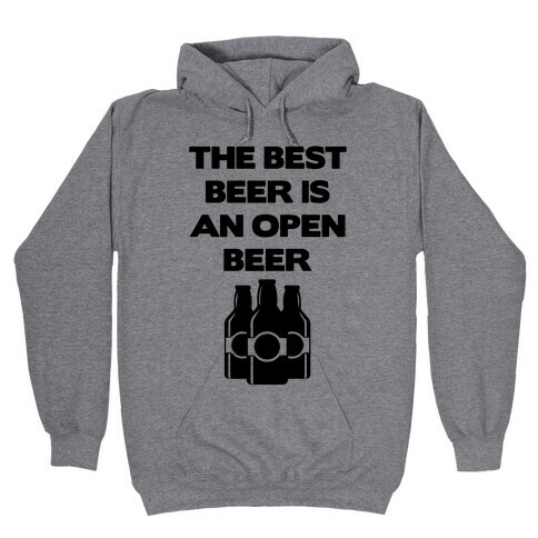 Open Beer Hooded Sweatshirt