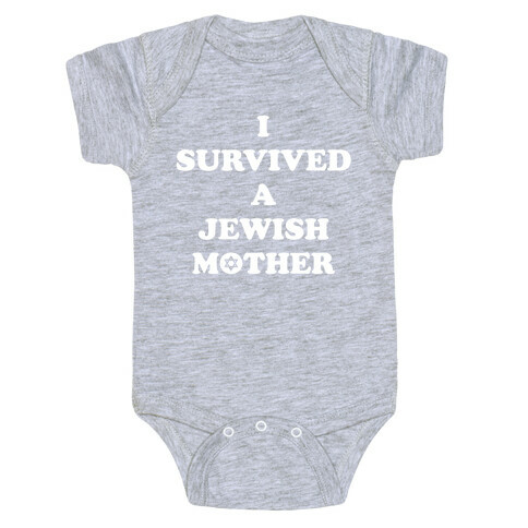 I Survived A Jewish Mother Baby One-Piece