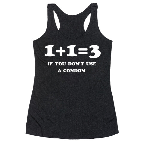 1+1=3 Racerback Tank Top