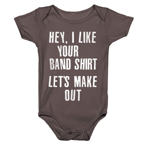 I Like Your Band Shirt Baby One-Piece