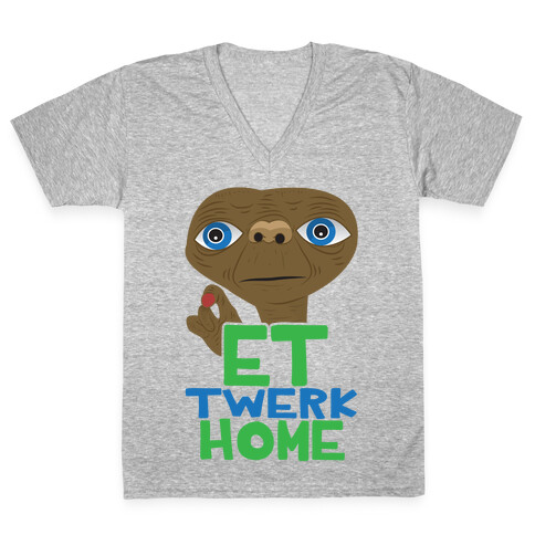 ET Twerk Home V-Neck Tee Shirt