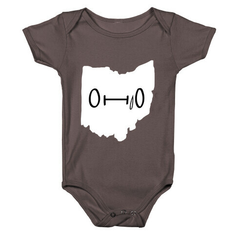 Ohio Looks Concerned Baby One-Piece