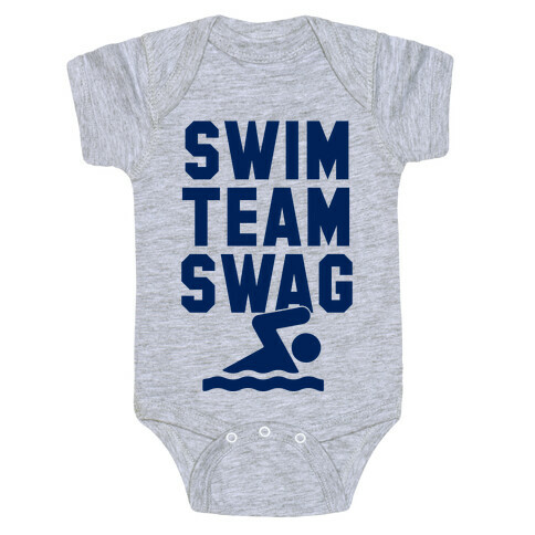 Swim Team Swag Baby One-Piece