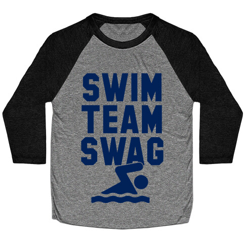 Swim Team Swag Baseball Tee