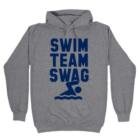Swim Team Swag Hooded Sweatshirt