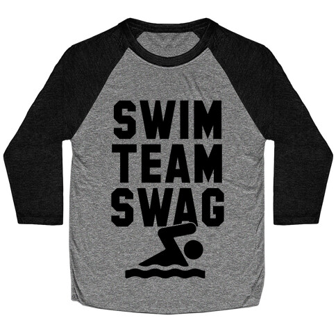 Swim Team Swag Baseball Tee