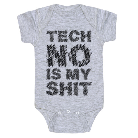 Techno Is My Shit Baby One-Piece