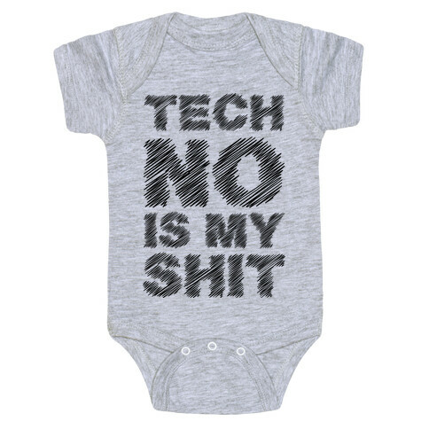 Techno Is My Shit Baby One-Piece