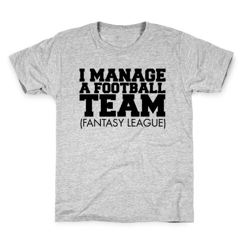 Football Manager Kids T-Shirt