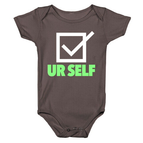 Check Ur Self Baby One-Piece
