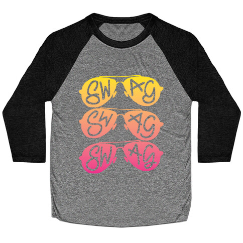 Swag Glasses Baseball Tee