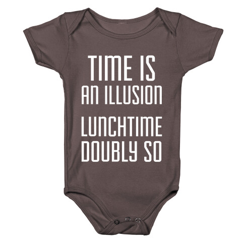 Time Is An Illusion Baby One-Piece