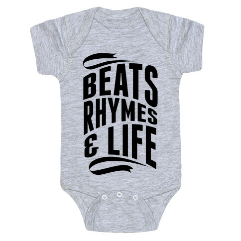 Beats, Rhymes And Life Baby One-Piece