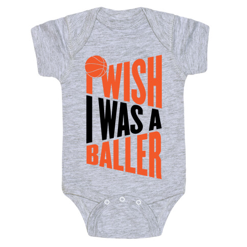 I Wish I Was A Baller Baby One-Piece