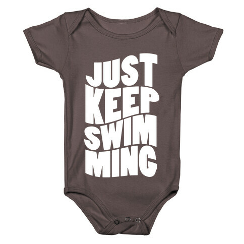 Just Keep Swimming Baby One-Piece
