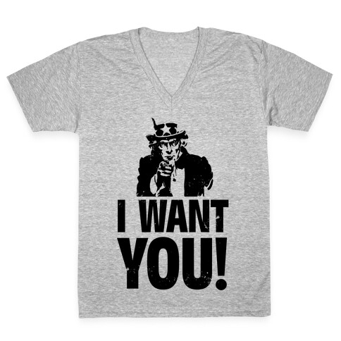 I Want You! V-Neck Tee Shirt