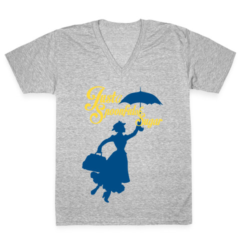 Just A Spoonful of Sugar V-Neck Tee Shirt