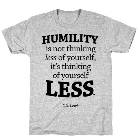 "Humility" C.S. Lewis T-Shirt