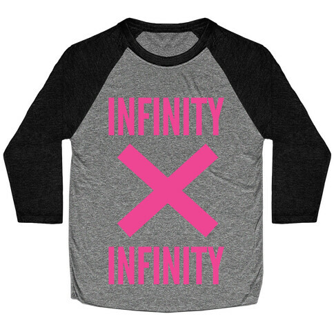 Infinity Times Infinity Baseball Tee