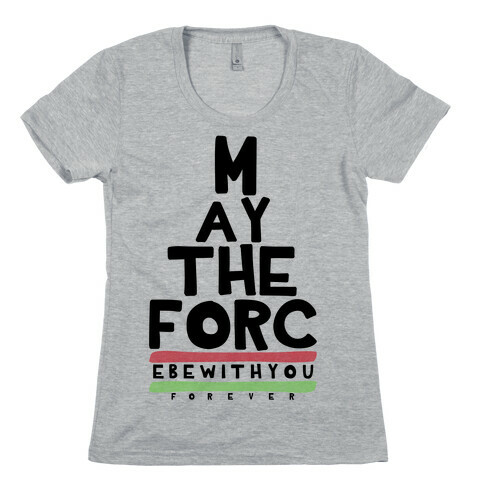 Jedi Vision Test Womens T-Shirt