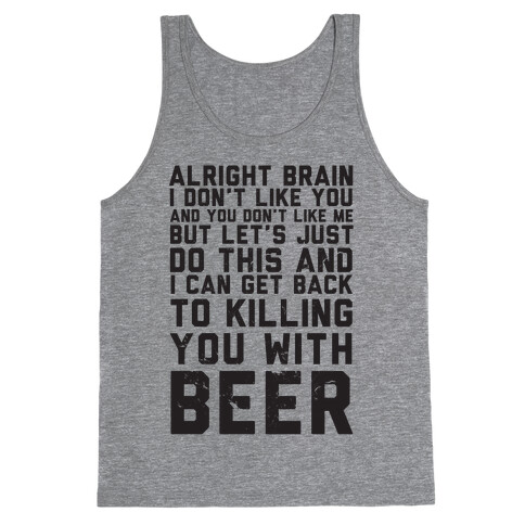 Alright Brain Tank Top