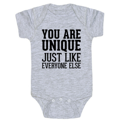 You Are Unique Baby One-Piece