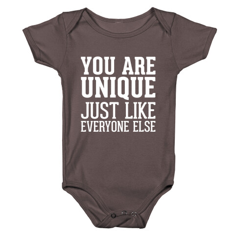 You Are Unique Baby One-Piece