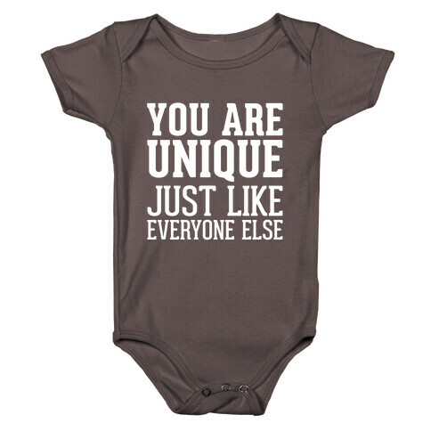 You Are Unique Baby One-Piece