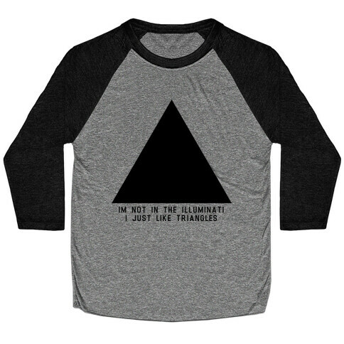 Not in the Illuminati Baseball Tee