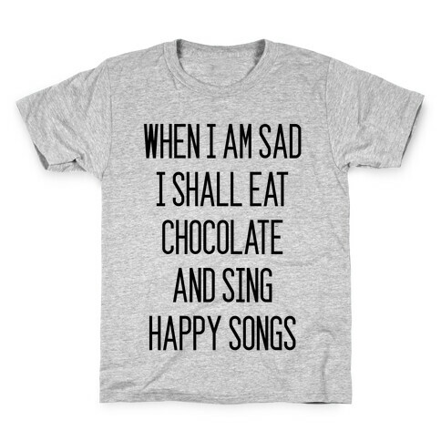 Get Sad Eat Chocolate Kids T-Shirt