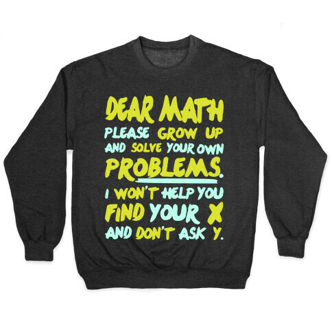Dear Math Pullover