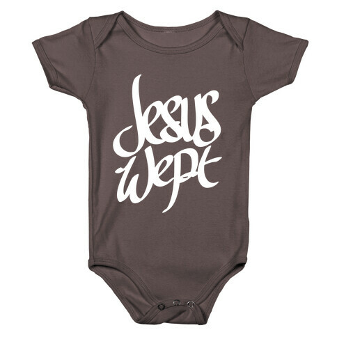 Jesus Wept Baby One-Piece