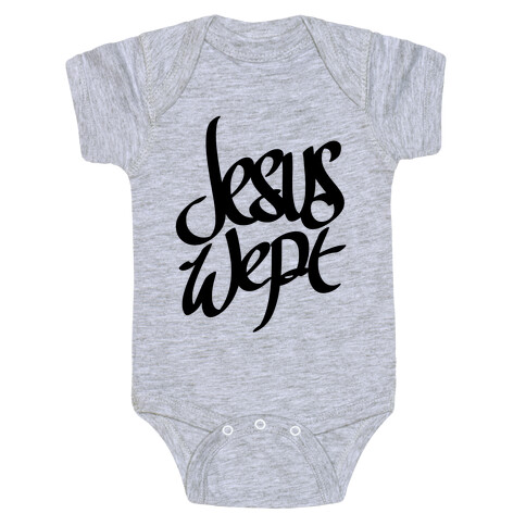 Jesus Wept Baby One-Piece