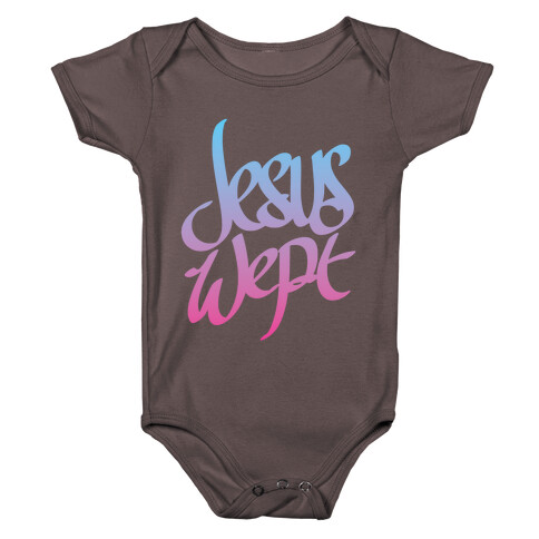 Jesus Wept Baby One-Piece